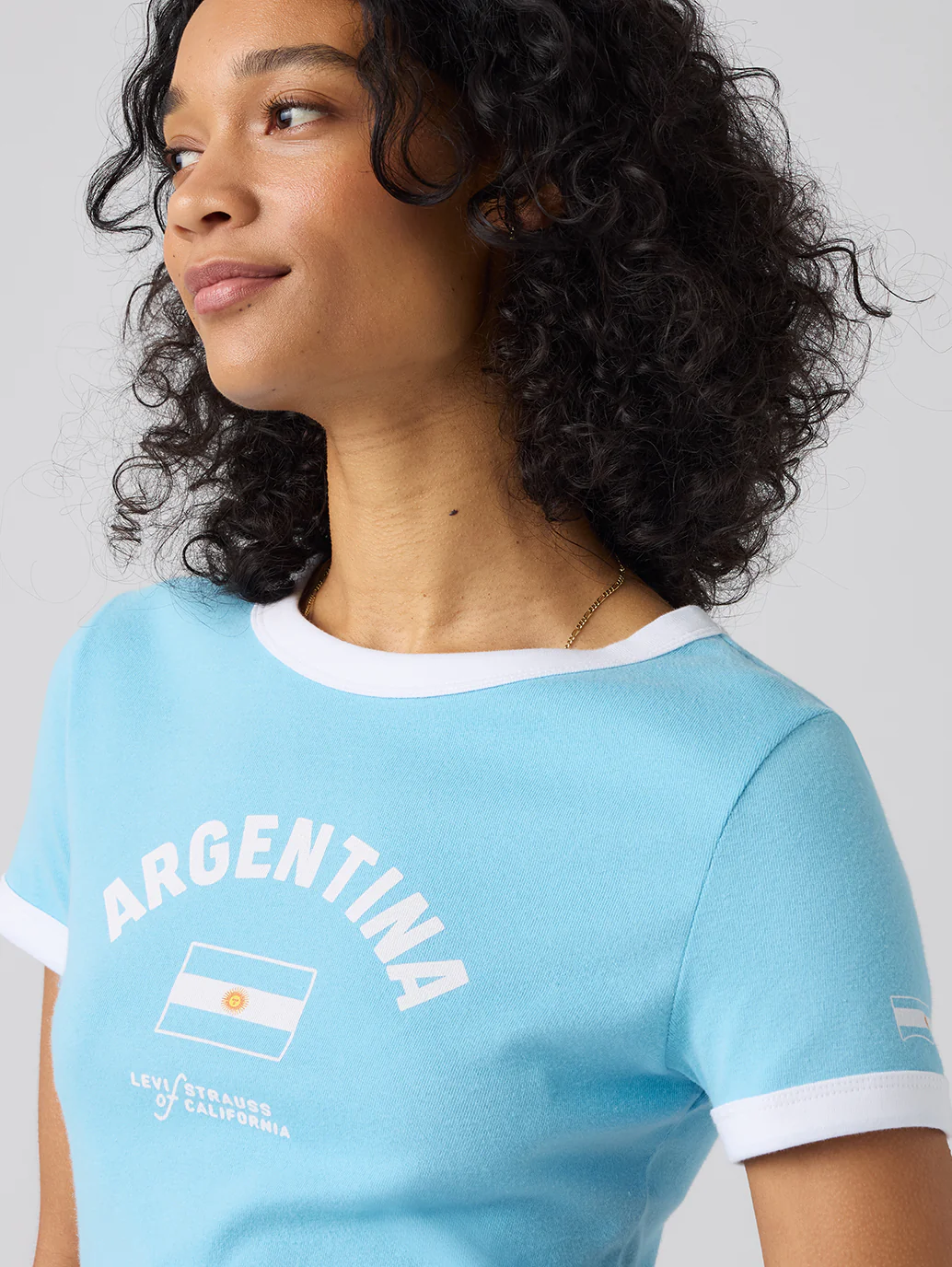 Levi's® Argentina Women's Ringer Tee - Image 3