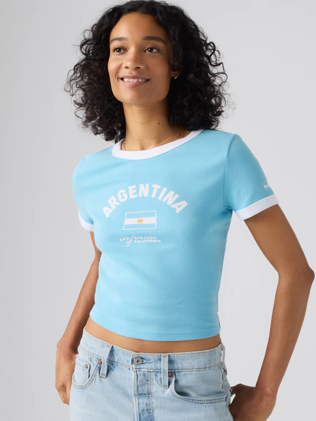 Levi's® Argentina Women's Ringer Tee - Image 5