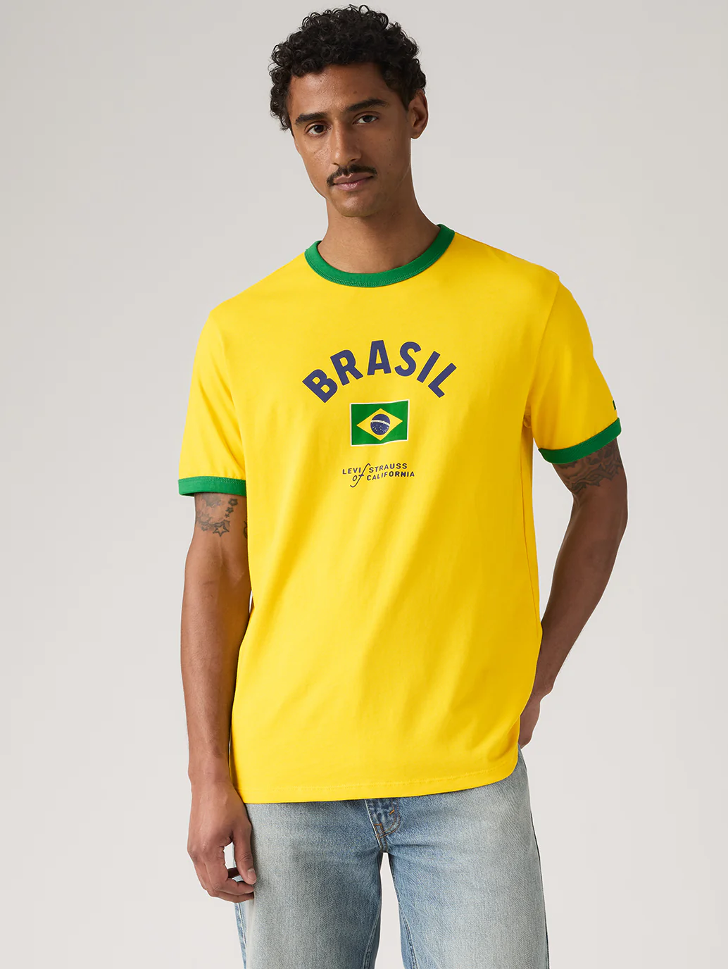 Levi's® Brazil Men's Ringer Tee - Image 3