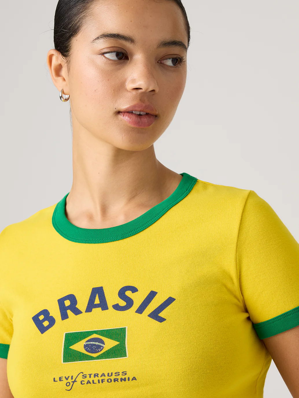 Levi's® Brazil Women's Ringer Tee - Image 5