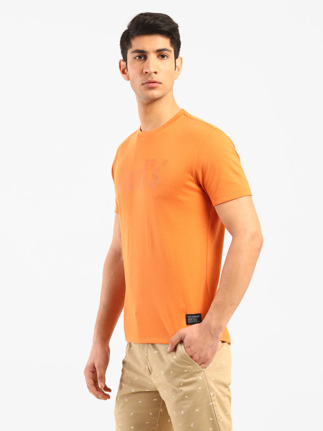 Men's Solid Slim Fit T-shirt - Image 3