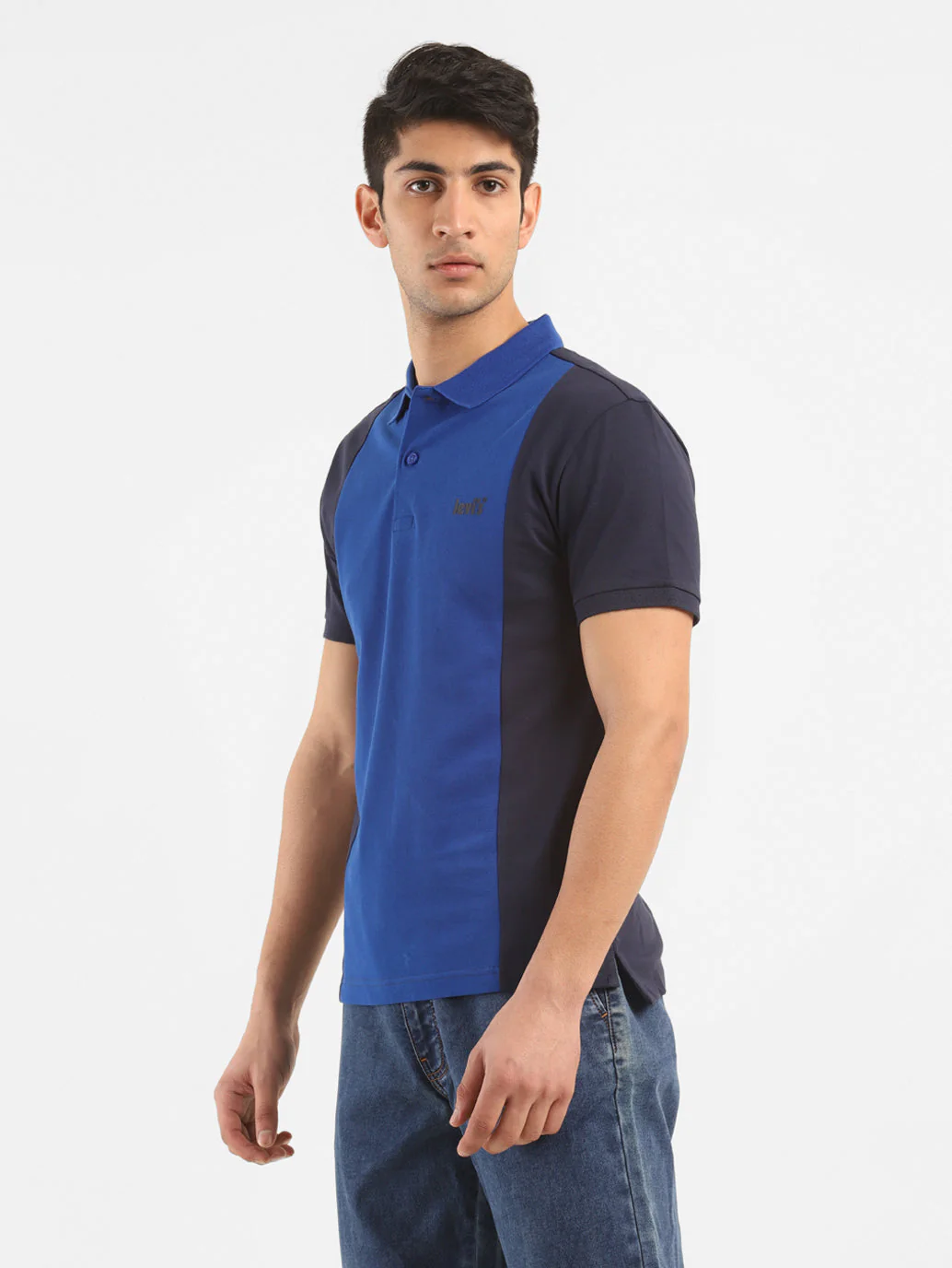 Men's Colorblock Polo T-shirt - Image 3
