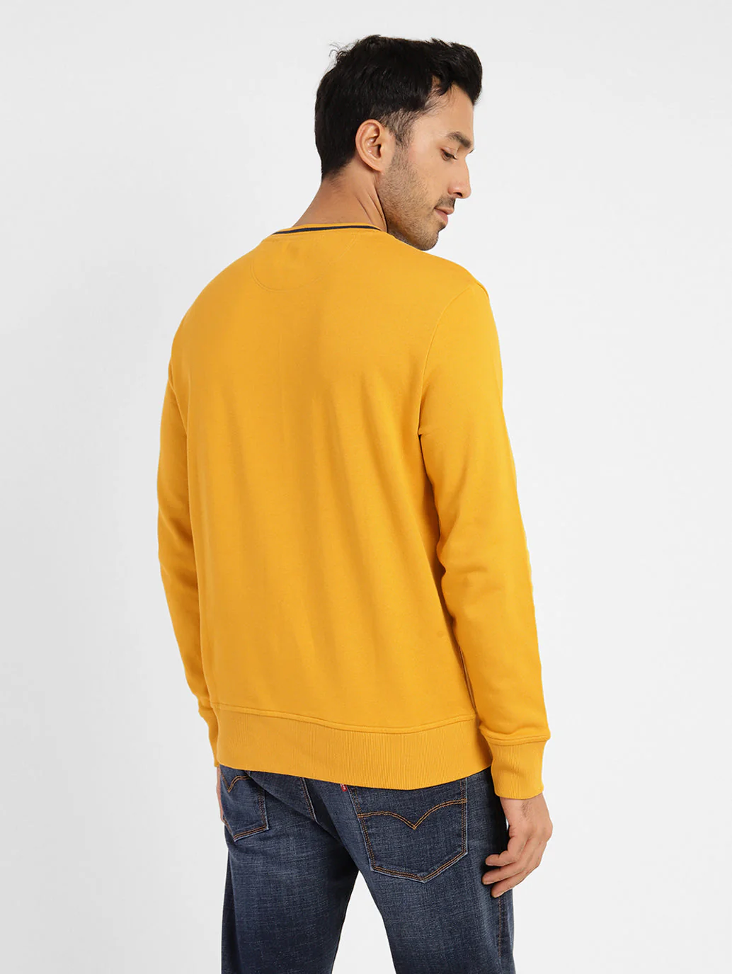 Men's Solid Crew Neck Sweatshirt - Image 3