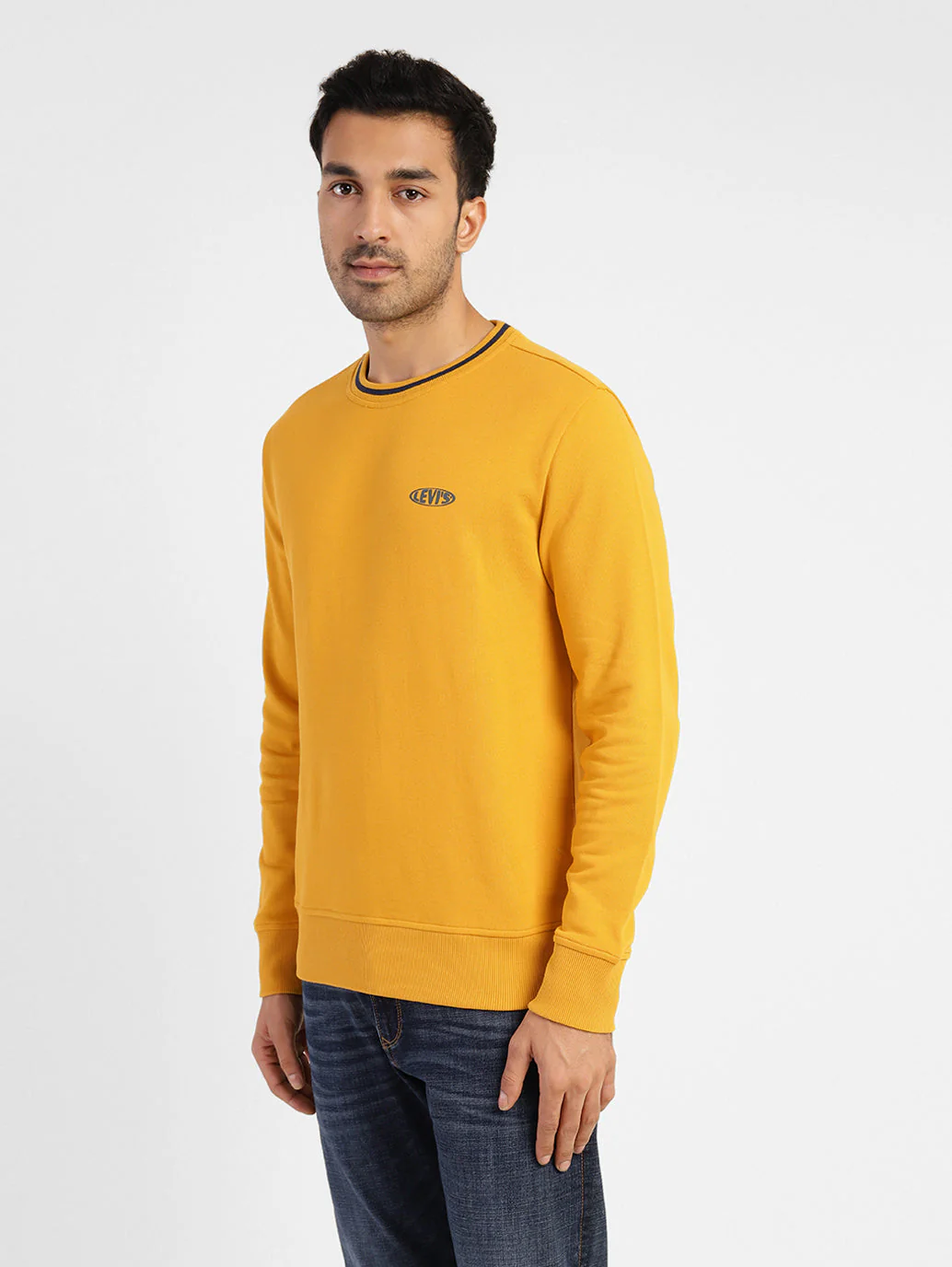 Men's Solid Crew Neck Sweatshirt - Image 4