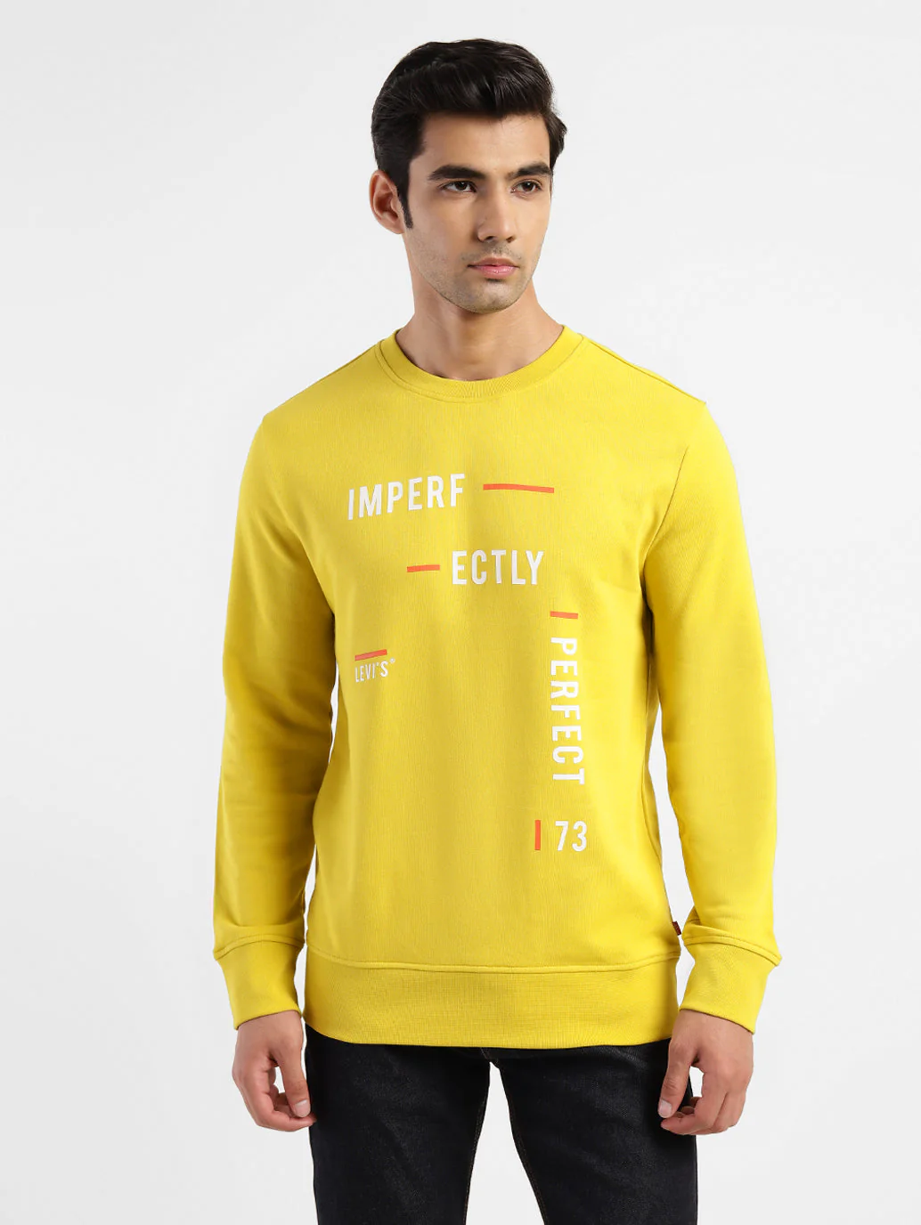 Men's Printed Crew Neck Sweatshirt