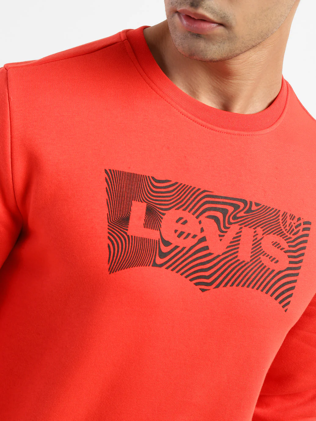 Men's Brand Logo Crew Neck Sweatshirt - Image 10