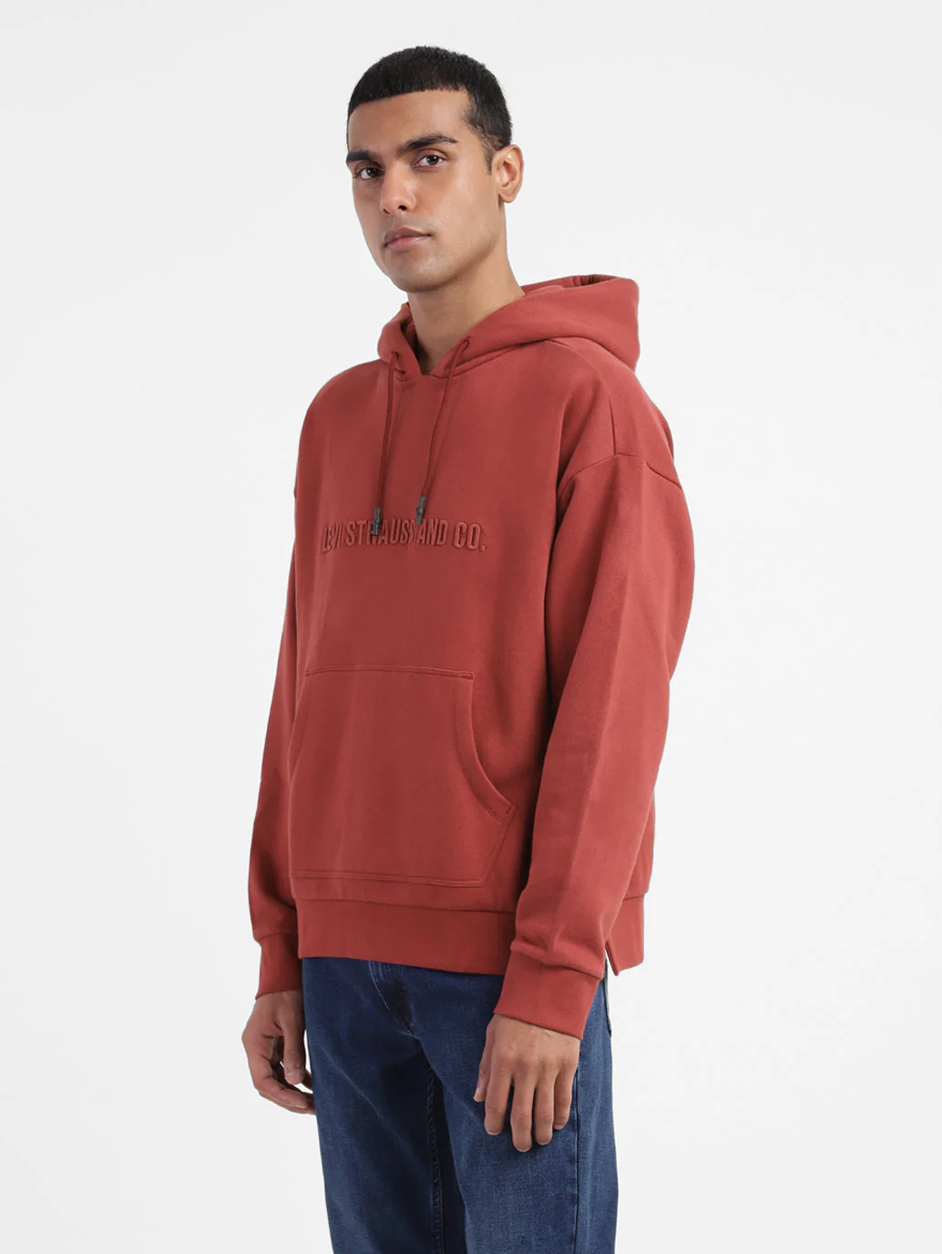 Men's Solid Hooded Sweatshirt - Image 4