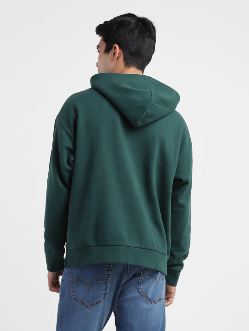Men's Solid Hooded Sweatshirt - Image 3