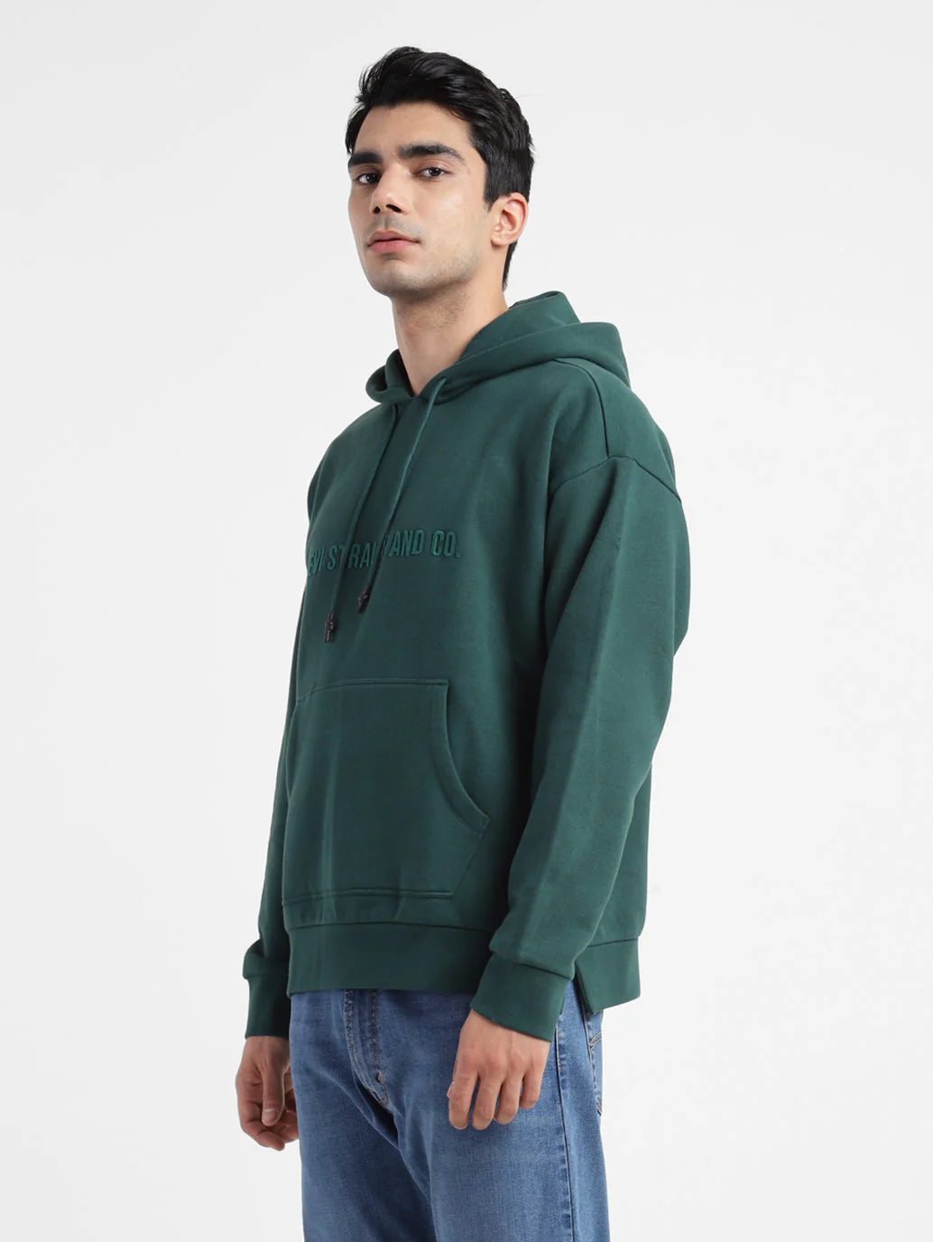 Men's Solid Hooded Sweatshirt - Image 4