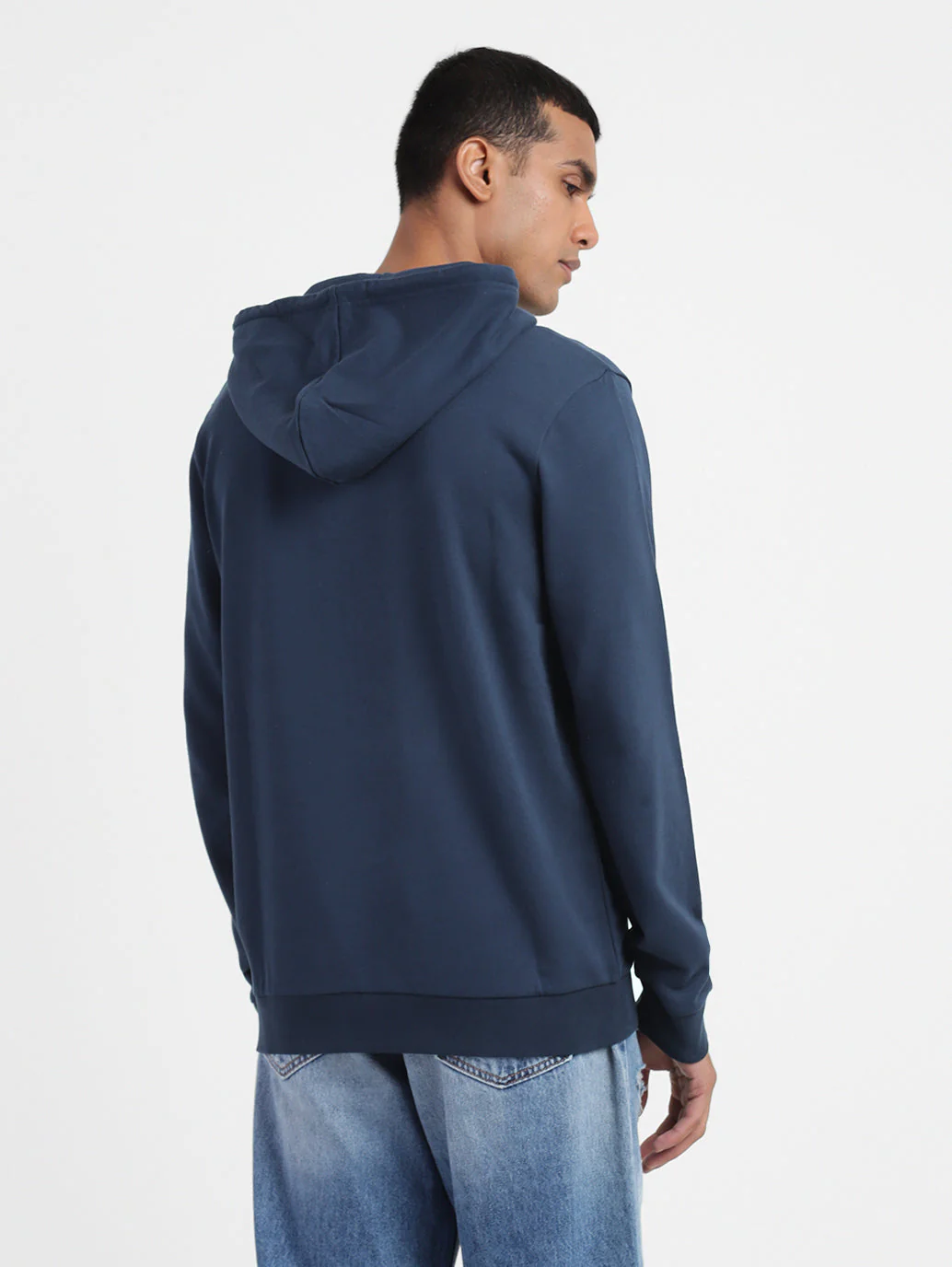 Men's Solid Hooded Sweatshirt - Image 3