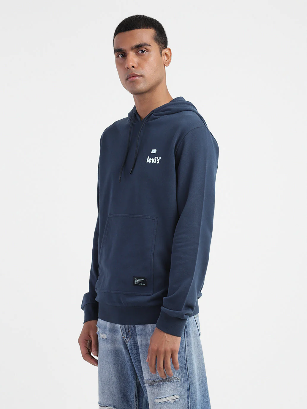 Men's Solid Hooded Sweatshirt - Image 4