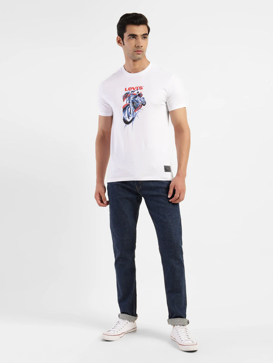 Men's Graphic Print Slim Fit T-shirt - Image 9