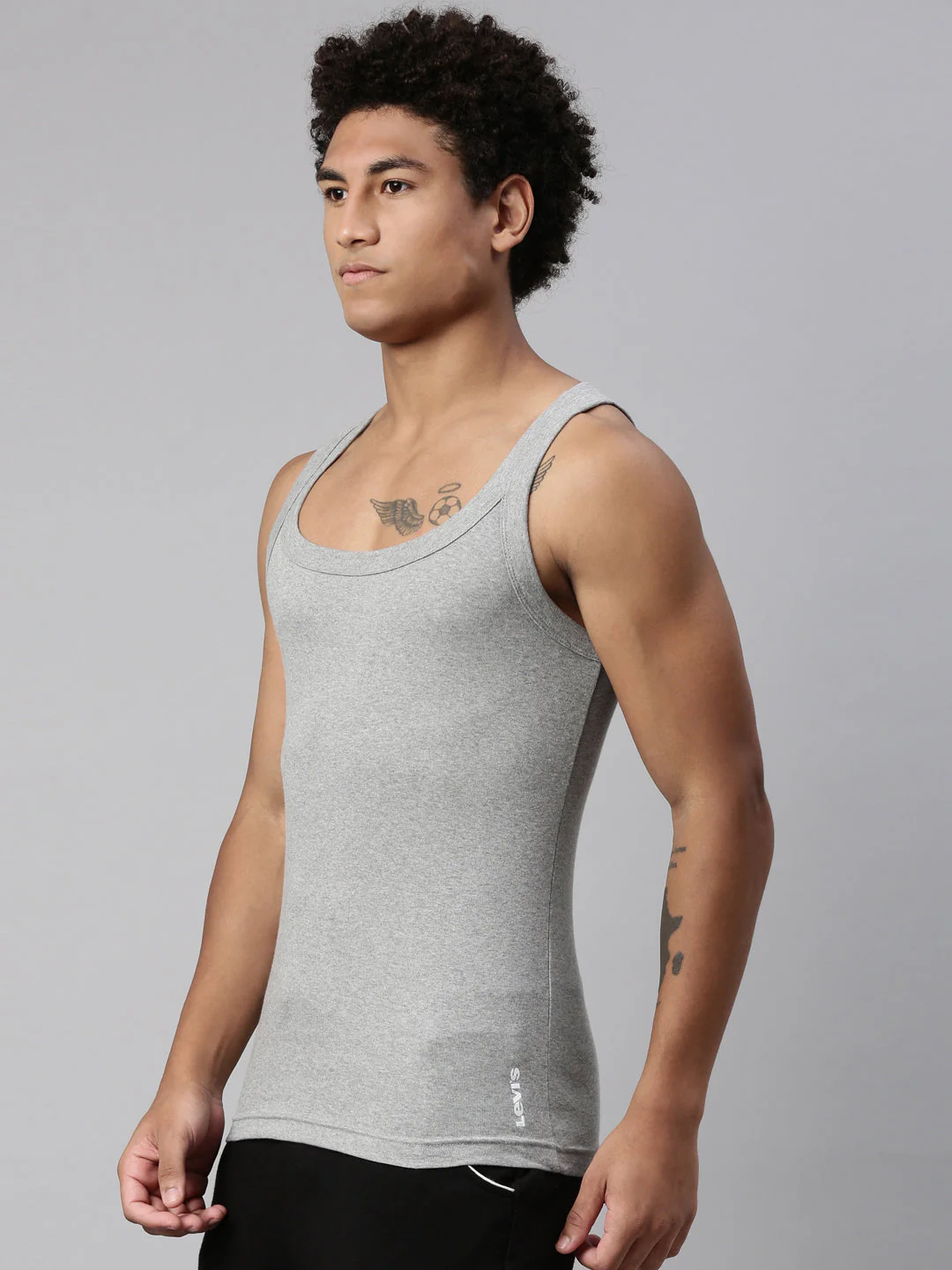 Men's Solid Vest - Image 3