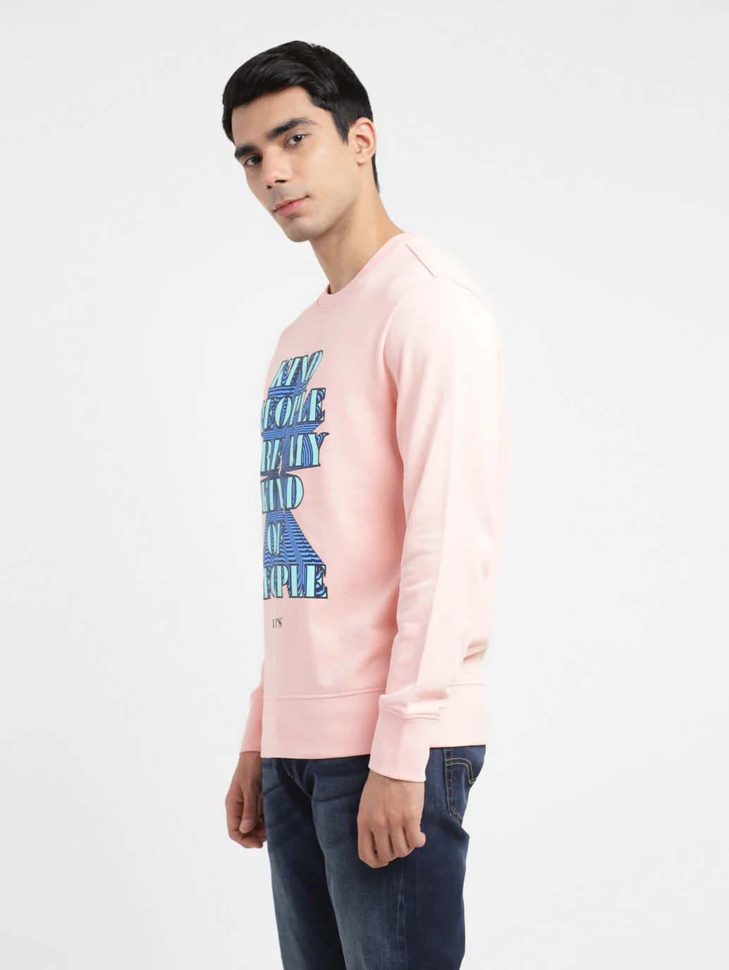 Men's Printed Crew Neck Sweatshirt - Image 4