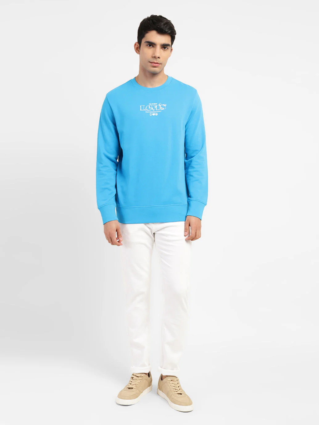 Men's Brand Logo Crew Neck Sweatshirt - Image 6