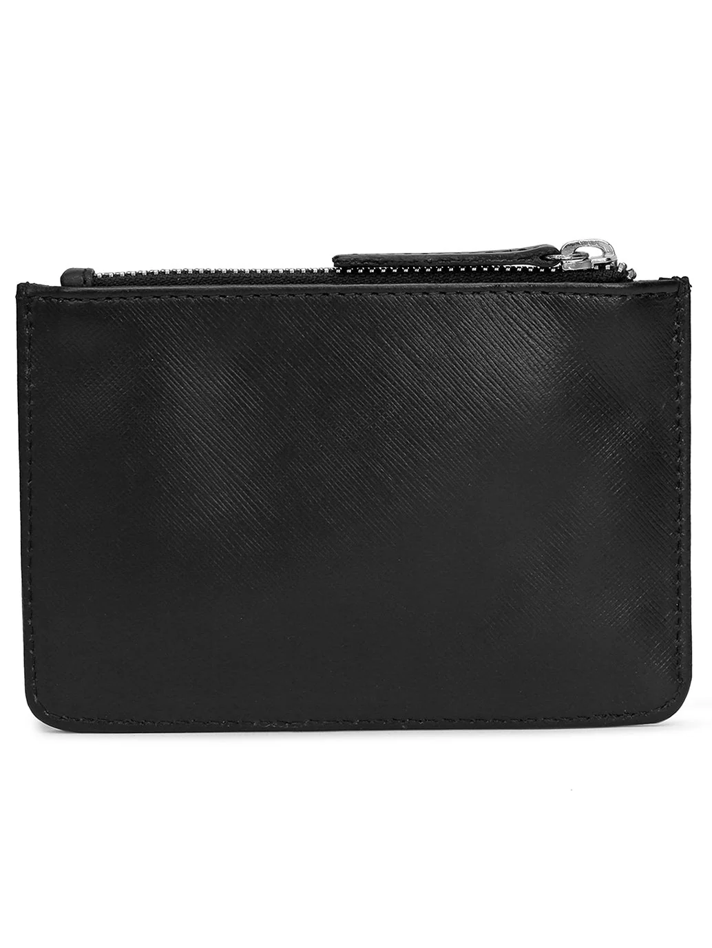 Men's Black Solid Wallet - Image 4