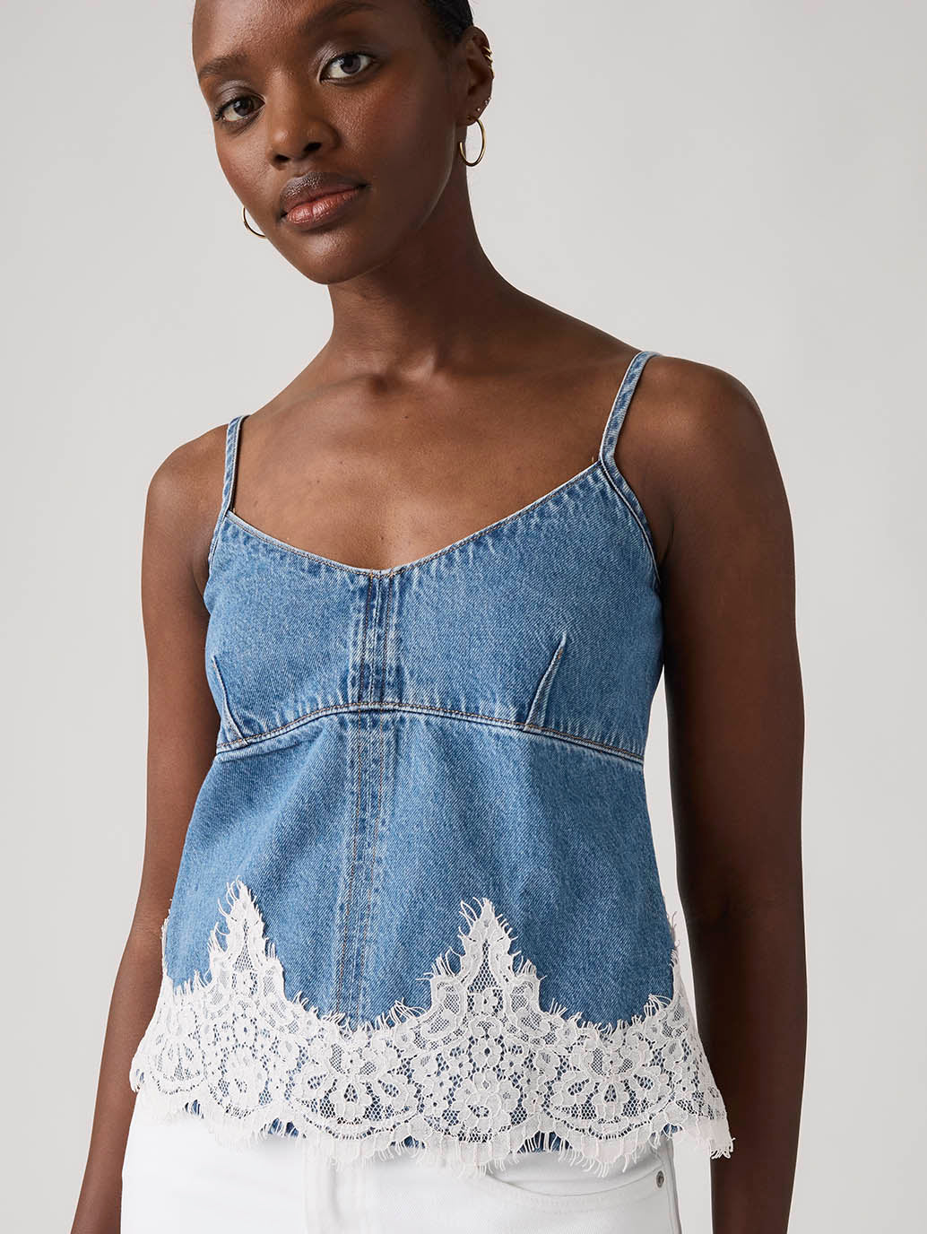 Levi's® Premium 90s Women's Denim Cami Top - Image 4
