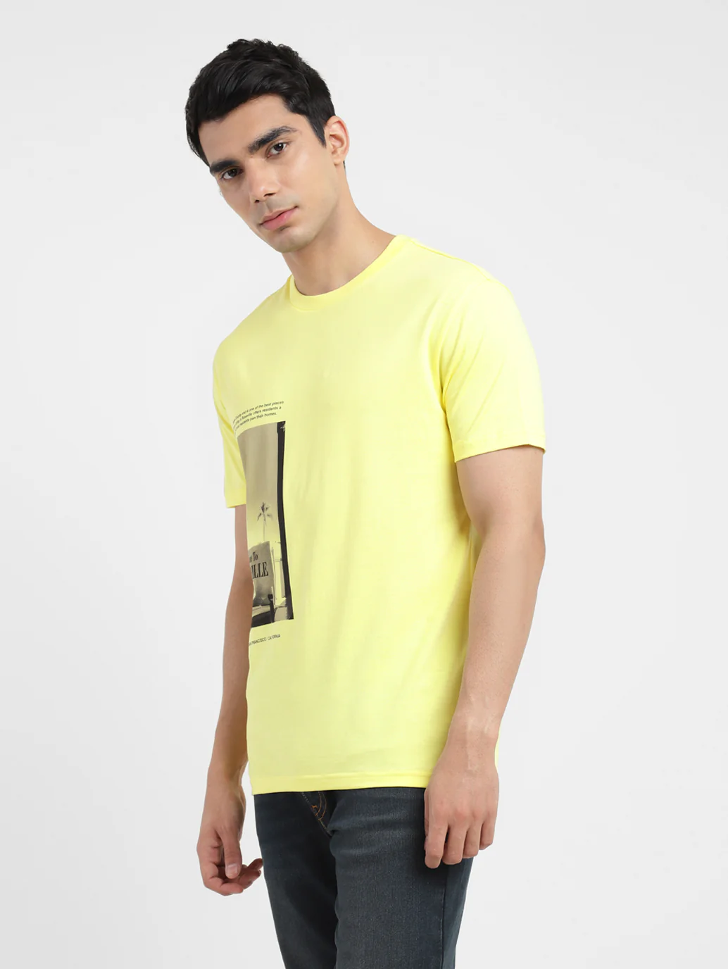 Men's Slim Fit  Crew Neck T-Shirt - Image 3