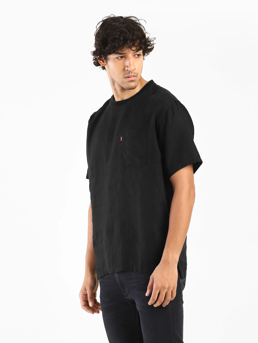 Men's Solid Regular Fit T-shirt - Image 3