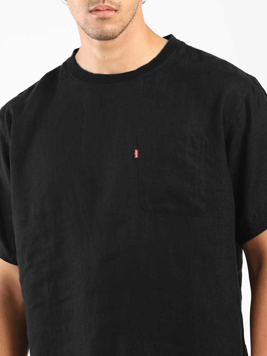 Men's Solid Regular Fit T-shirt - Image 4