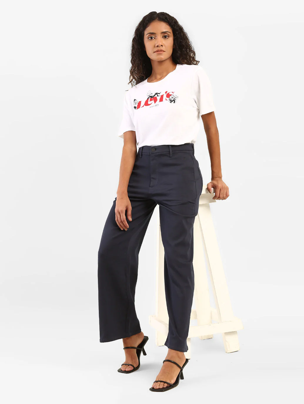 Women's High Rise Wide Leg Trousers - Image 6