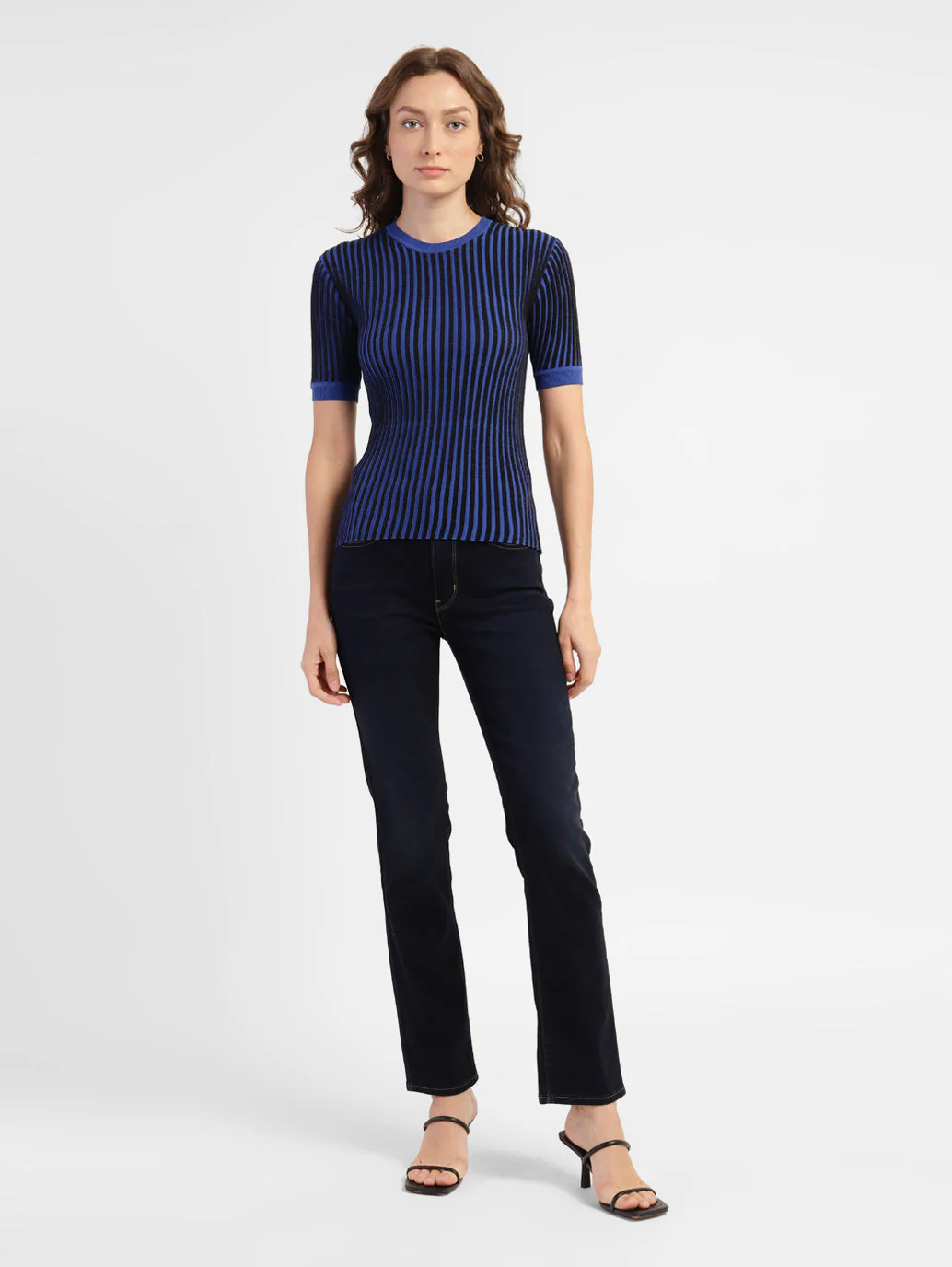 Women's Striped Crew Neck Top - Image 6