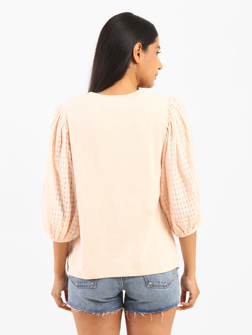 Women's Striped Round Neck Top - Image 2