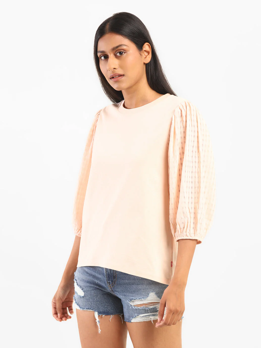Women's Striped Round Neck Top - Image 3