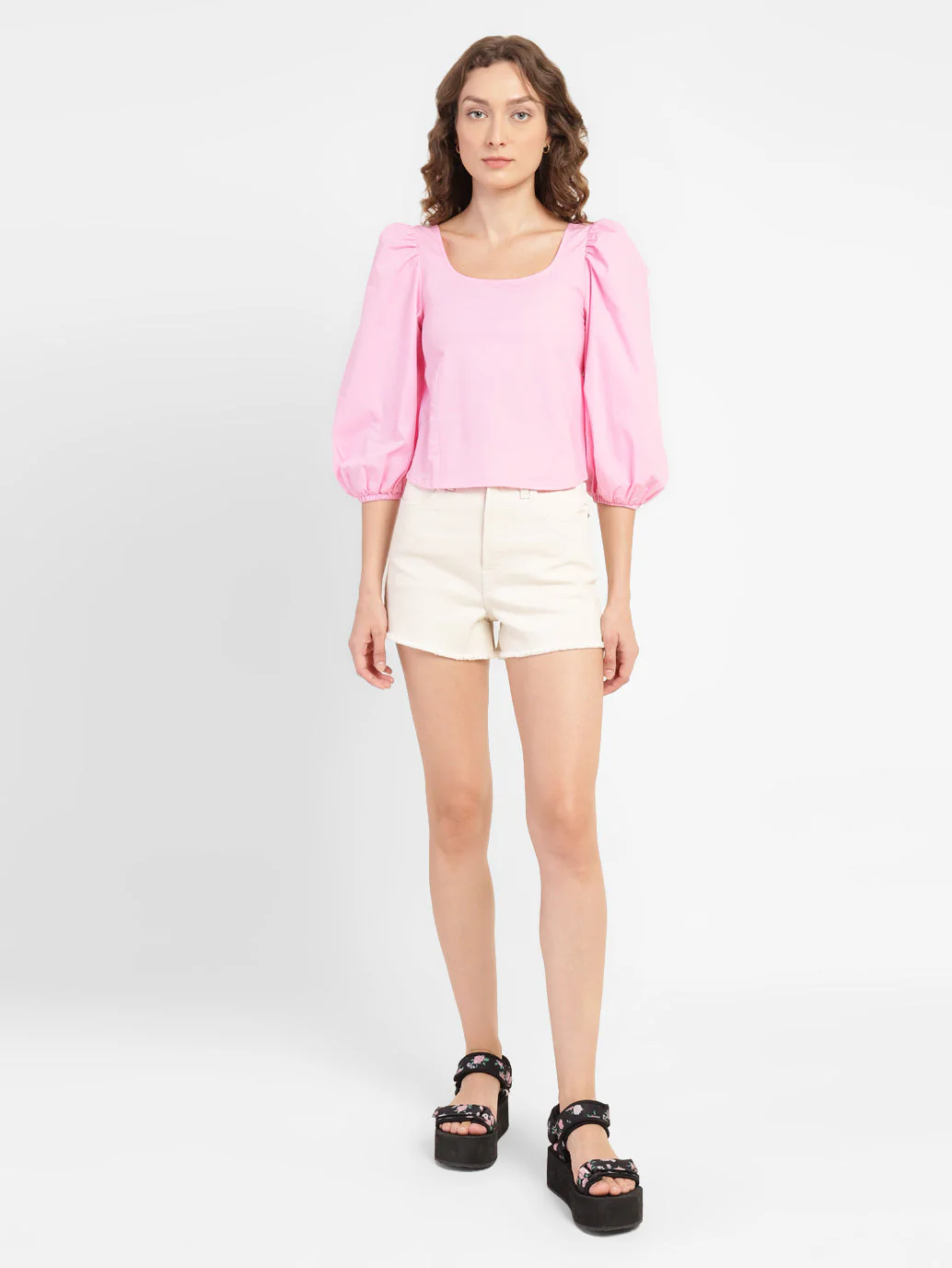 Women's Solid Scoop Neck Top - Image 6