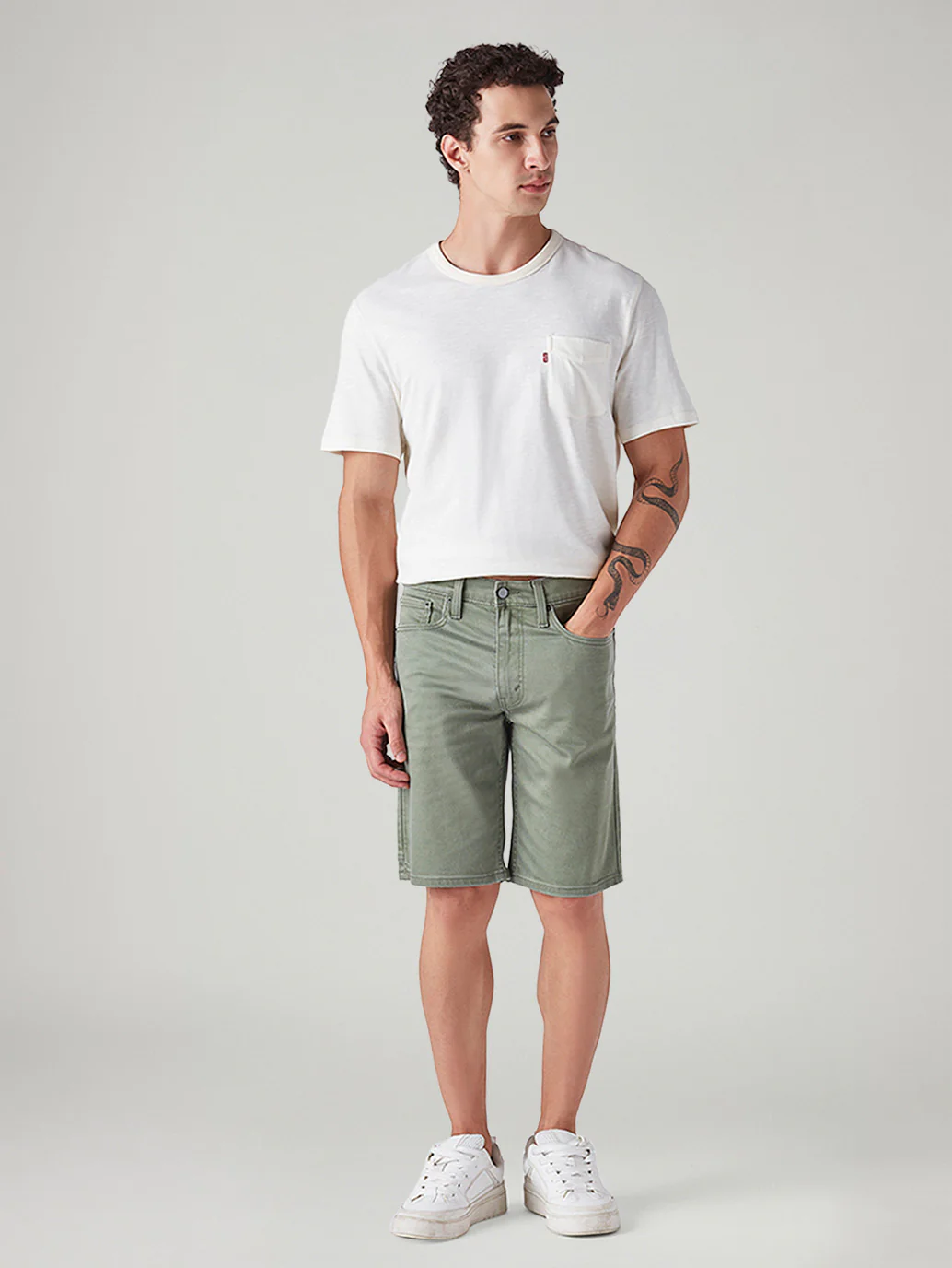 Men's 502 Sage Tapered Fit Mid Rise Shorts - Image 2