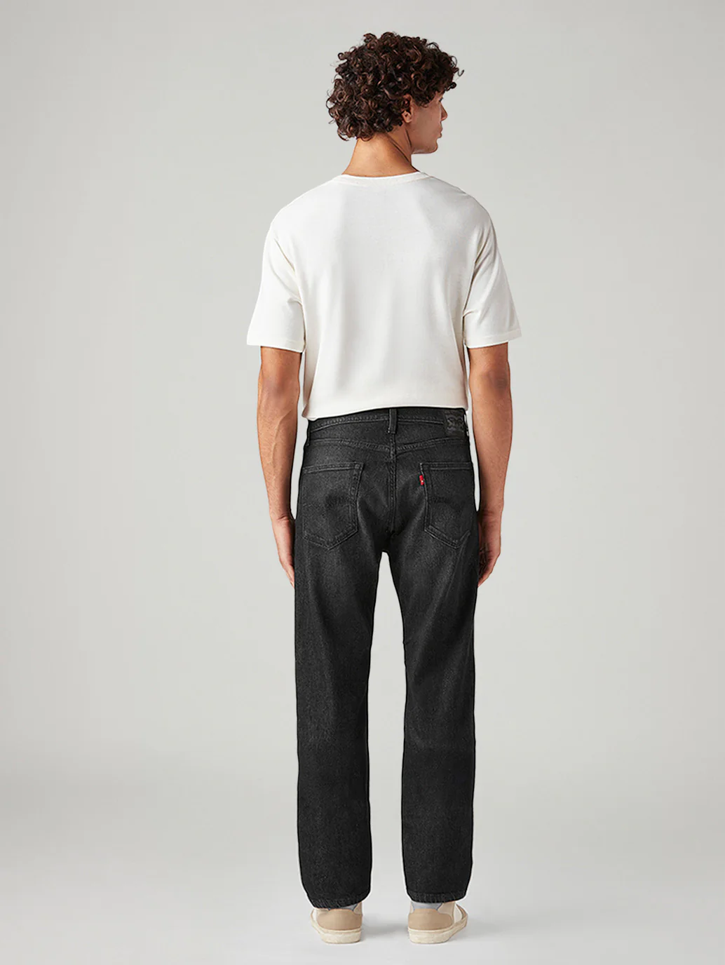Men's 505 Black Straight Fit Mid Rise Jeans - Image 5