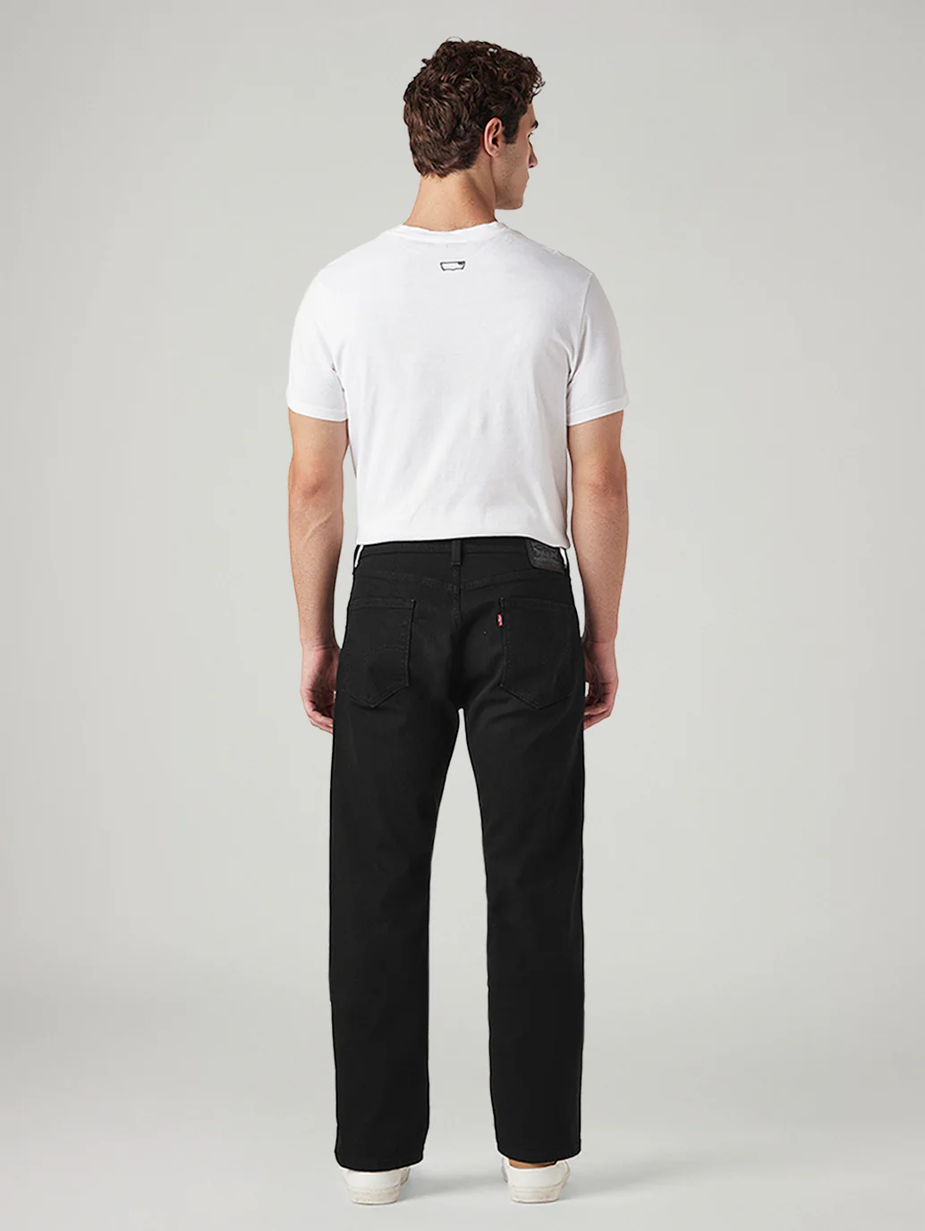 Men's 505 Black Straight Fit Mid Rise Jeans - Image 4