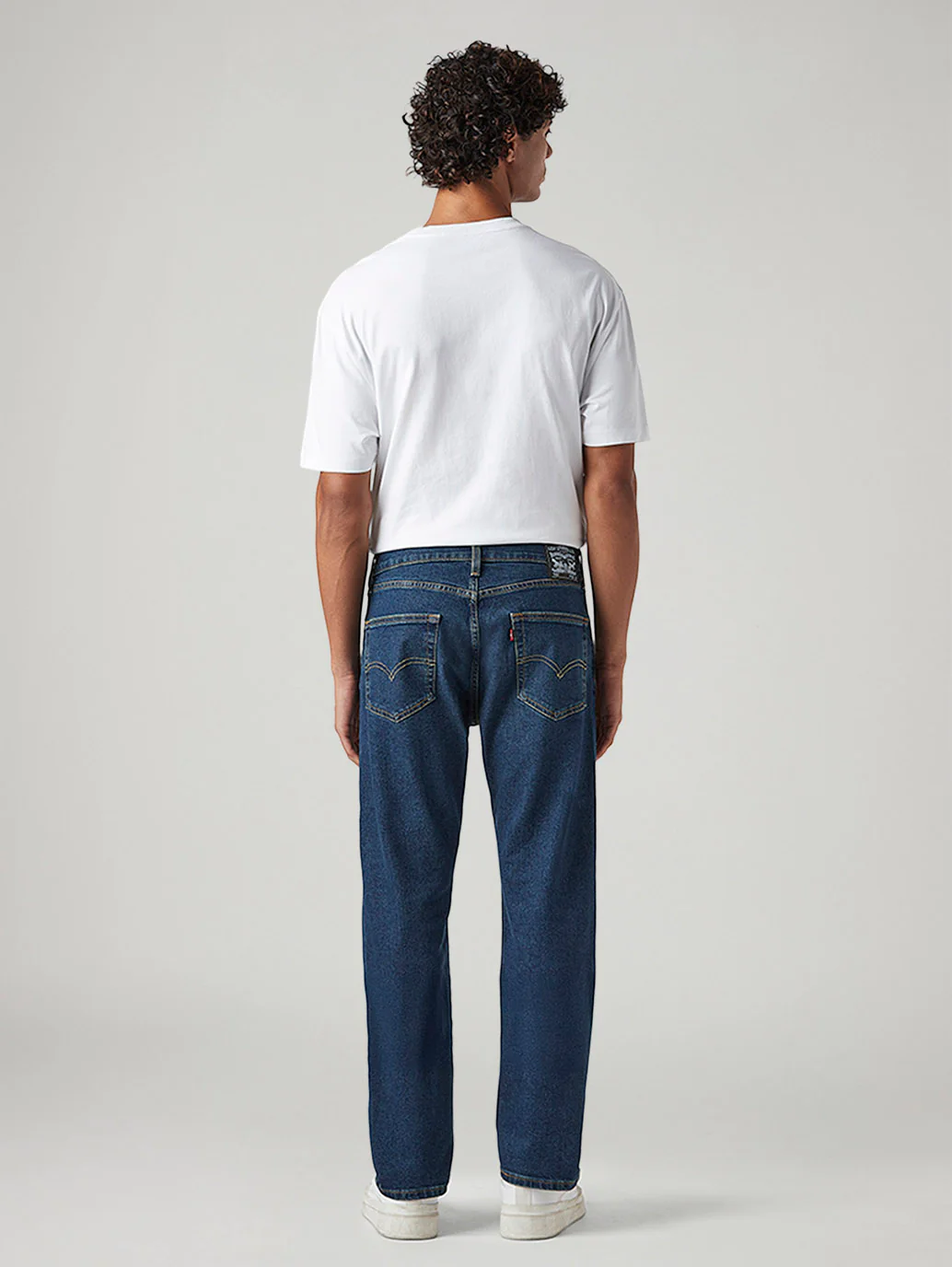 Men's 505 Blue Straight Fit Mid Rise Tinted Jeans - Image 4