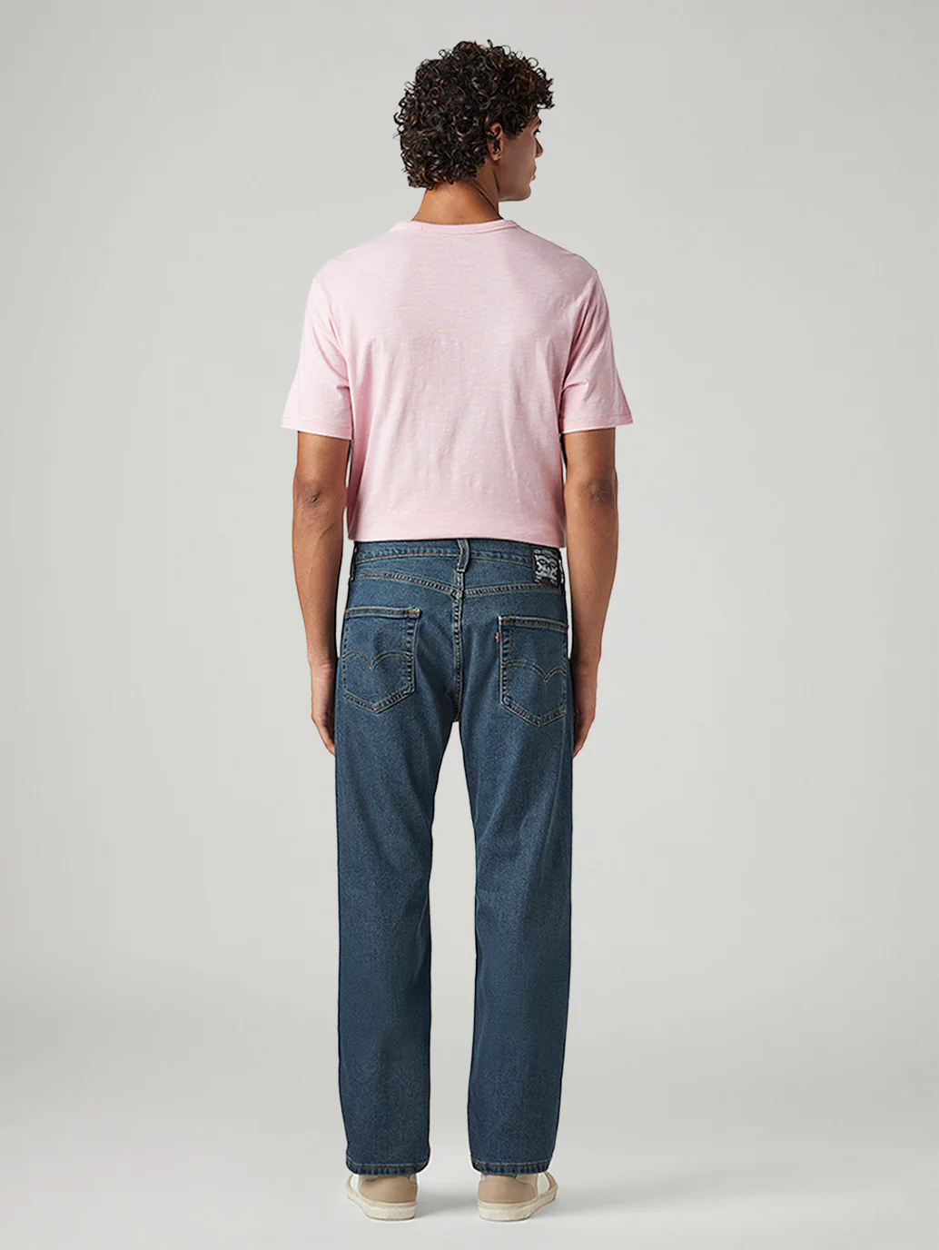 Men's 505 Med Indigo Straight Fit Mid Rise Tinted Jeans - Image 4