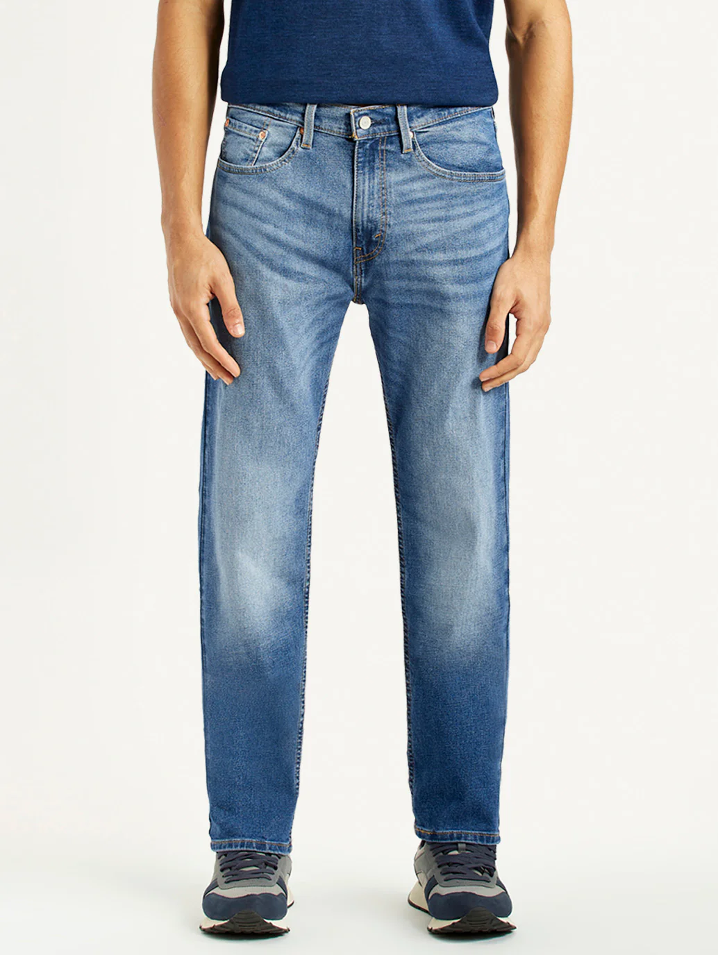 Men's 505 Indigo Straight Fit Mid Rise Jeans - Image 2