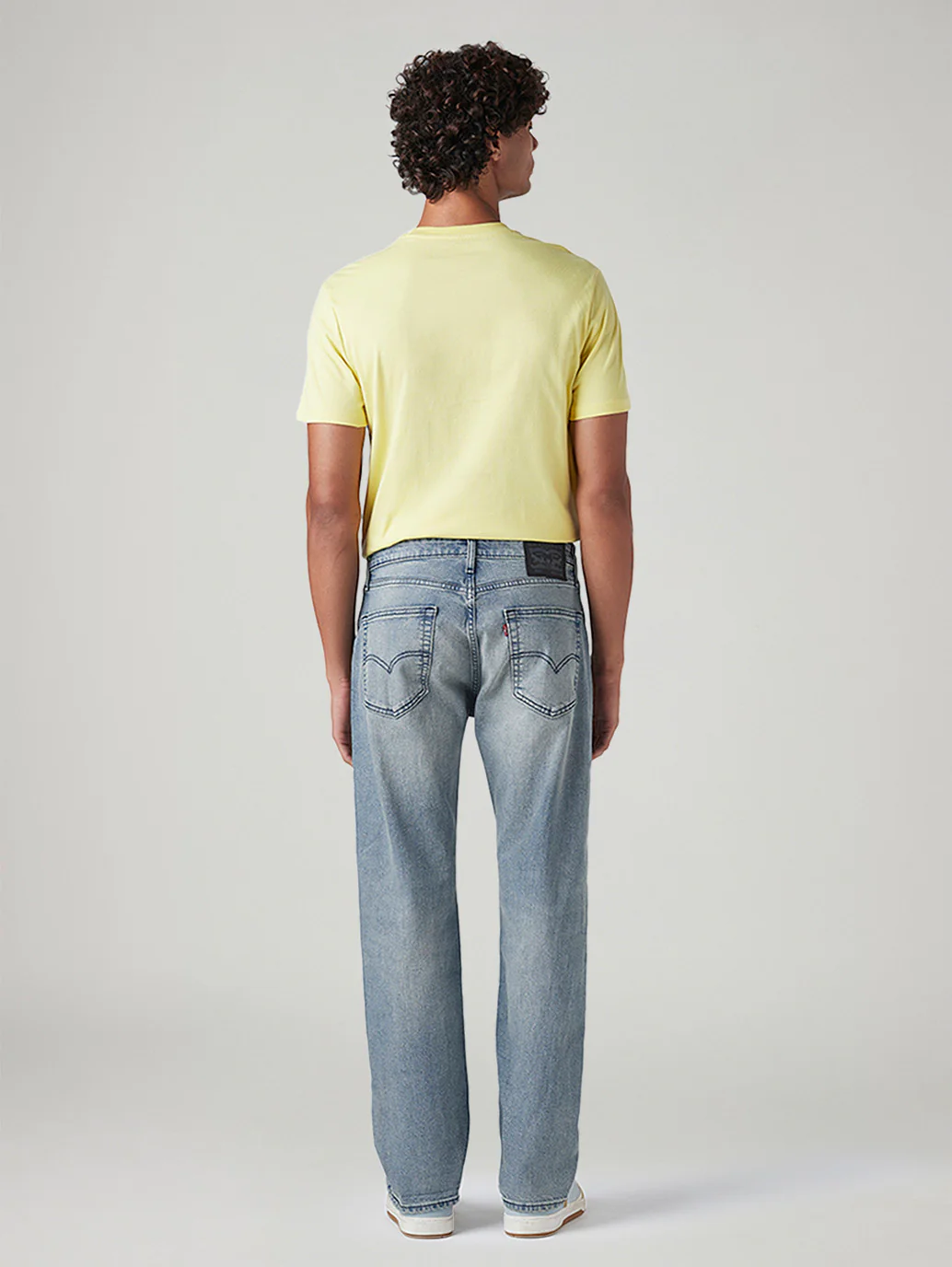 Men's 505 Light Blue Straight Fit Mid Rise Jeans - Image 5