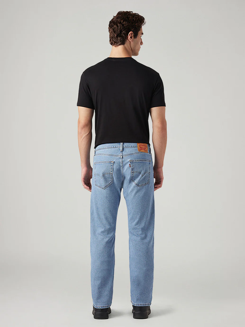 Mens 505 Mid Rise Straight Fit Cotton Stretch Blend Jeans - Image 4