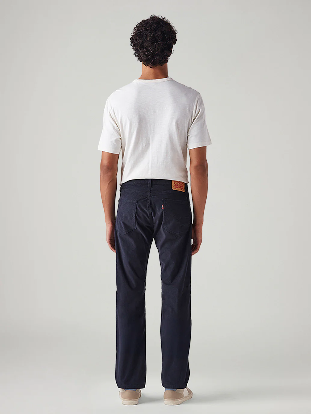 Men's 505 Navy Straight Fit Mid Rise Chinos - Image 5