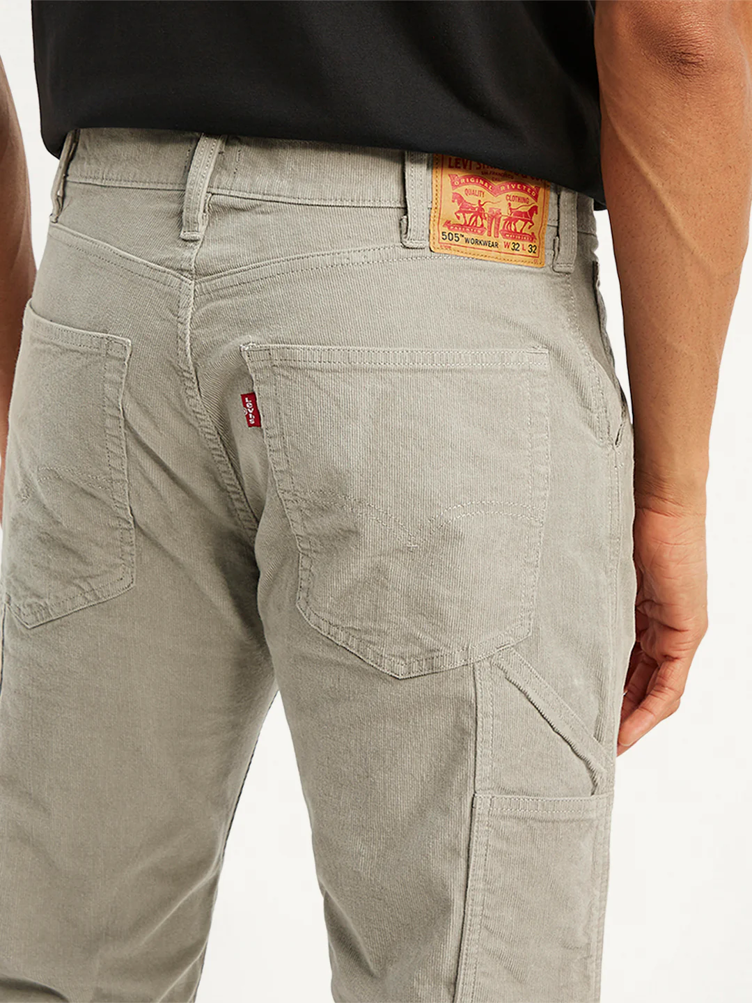 Men's 505 Straight Fit Corduroy Carpenter Pants - Image 3