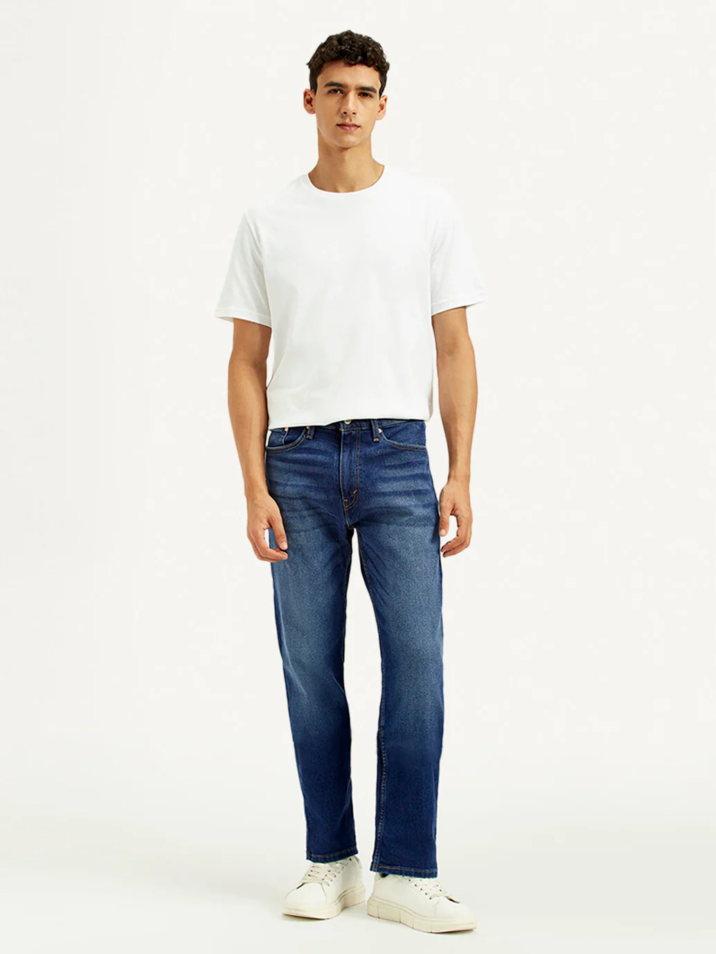 Men's 505 Indigo Straight Fit Mid Rise Jeans - Image 2