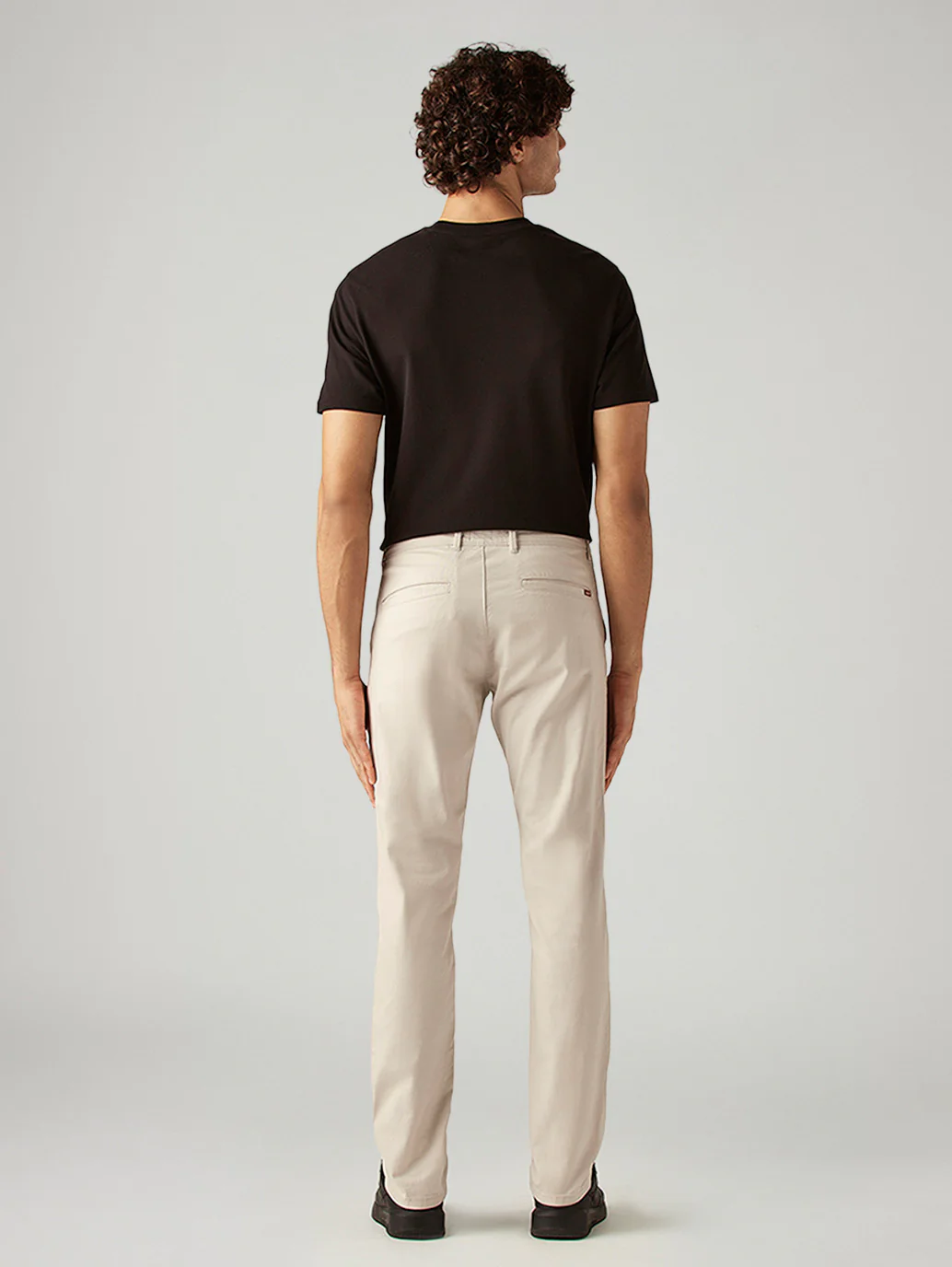 Men's 511 Beige Slim Fit Mid Rise Chinos - Image 5