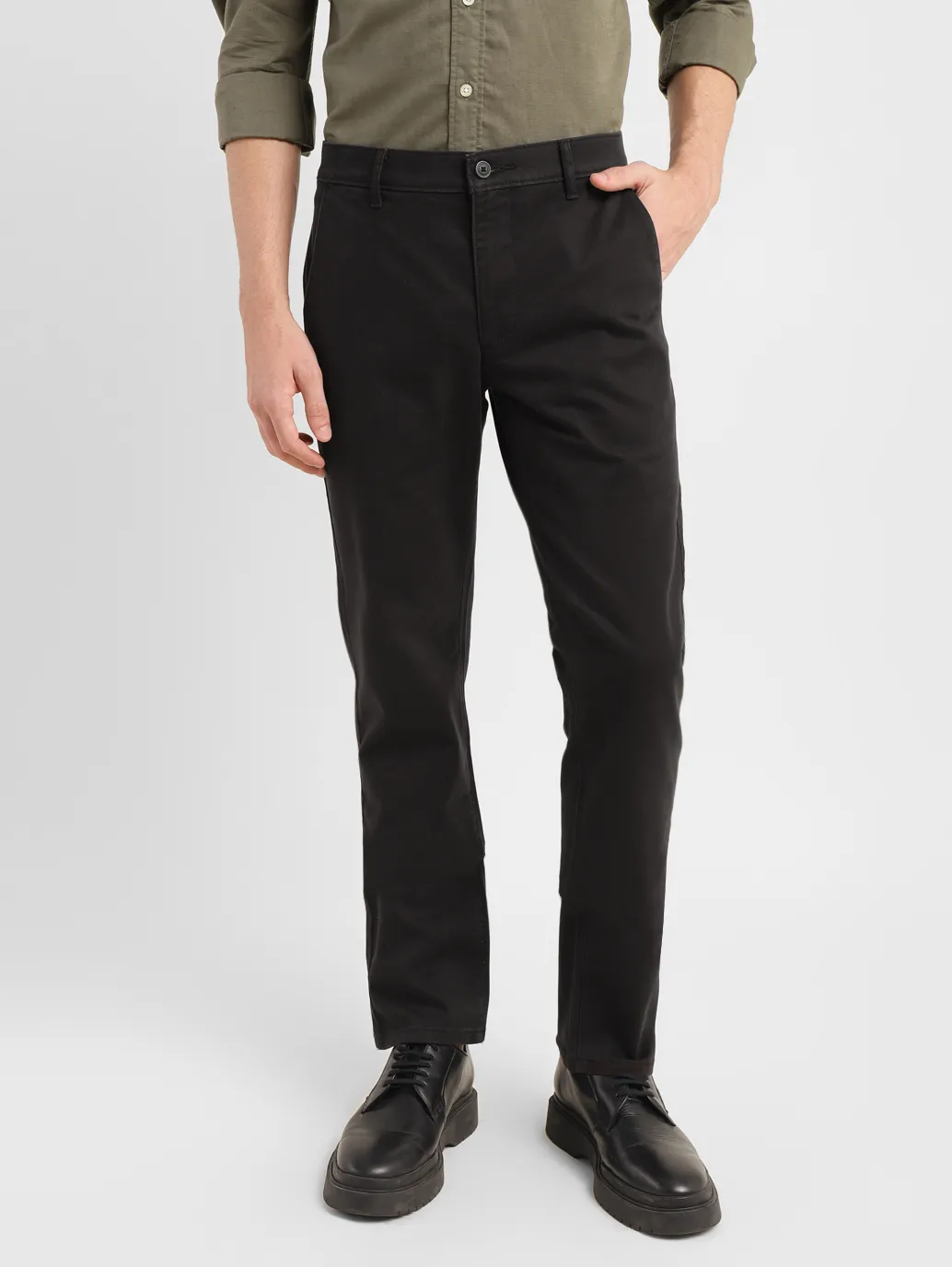 Men's 511 Black Slim Fit Chinos - Image 2