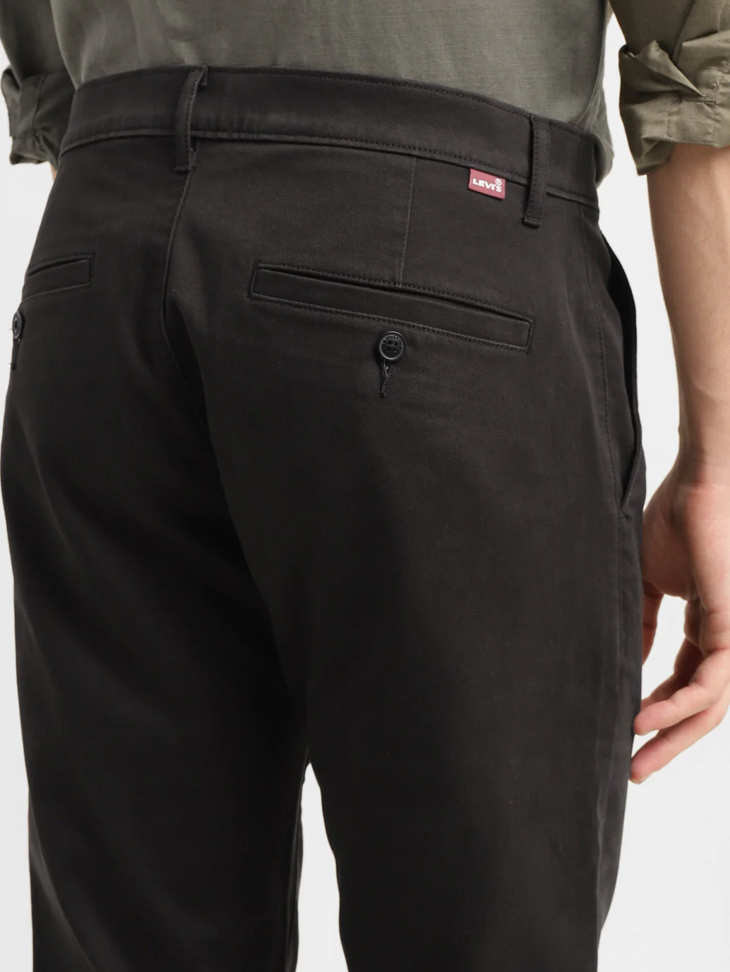 Men's 511 Black Slim Fit Chinos - Image 6