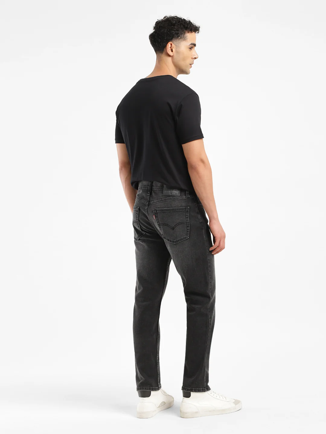 Men's 511 Black Slim Fit Mid Rise Jeans - Image 2