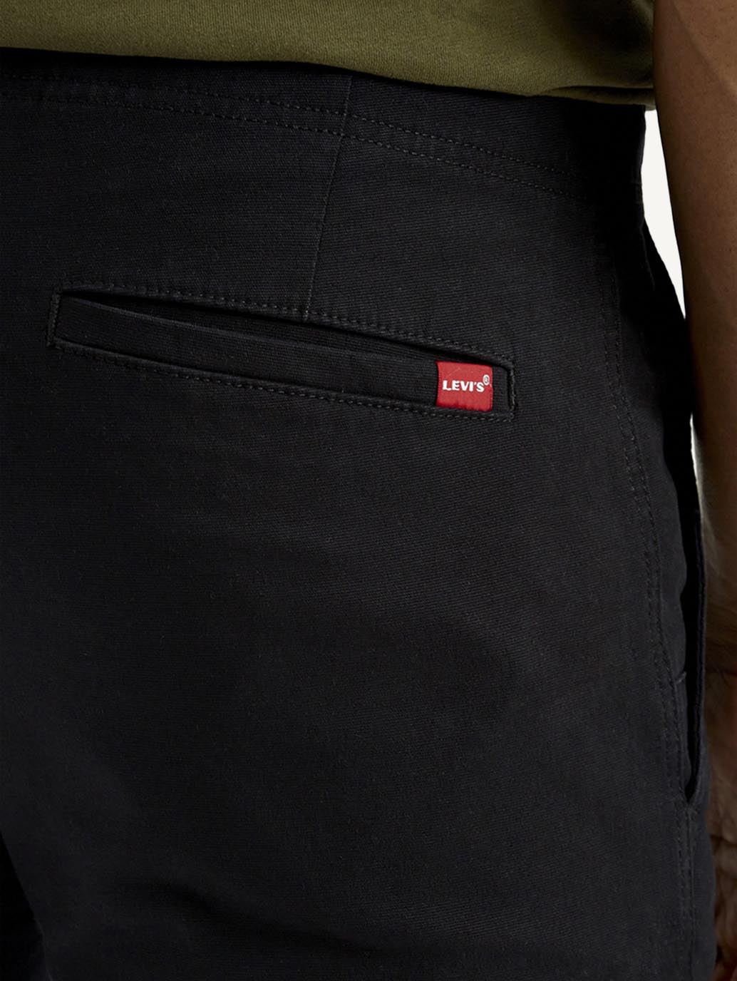 Men's 511 Black Slim Fit Mid Rise Cargo Trousers - Image 5