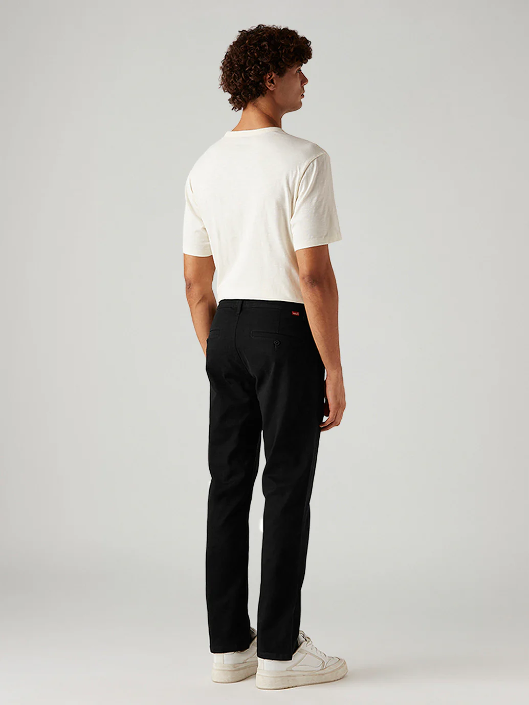 Men's 511 Black Slim Fit Mid Rise Chinos - Image 3