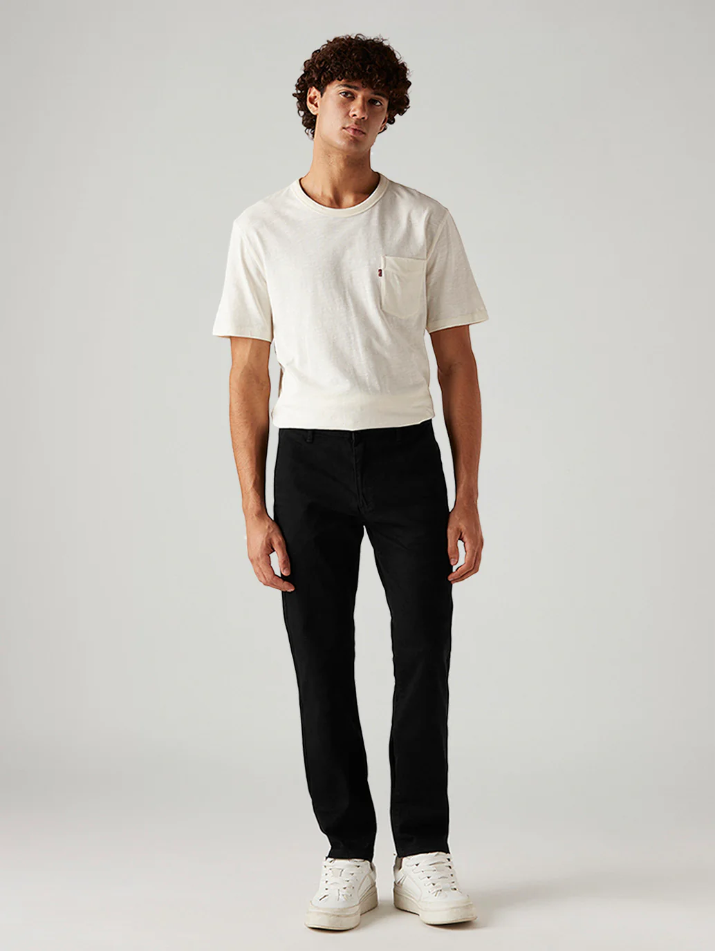 Men's 511 Black Slim Fit Mid Rise Chinos - Image 7