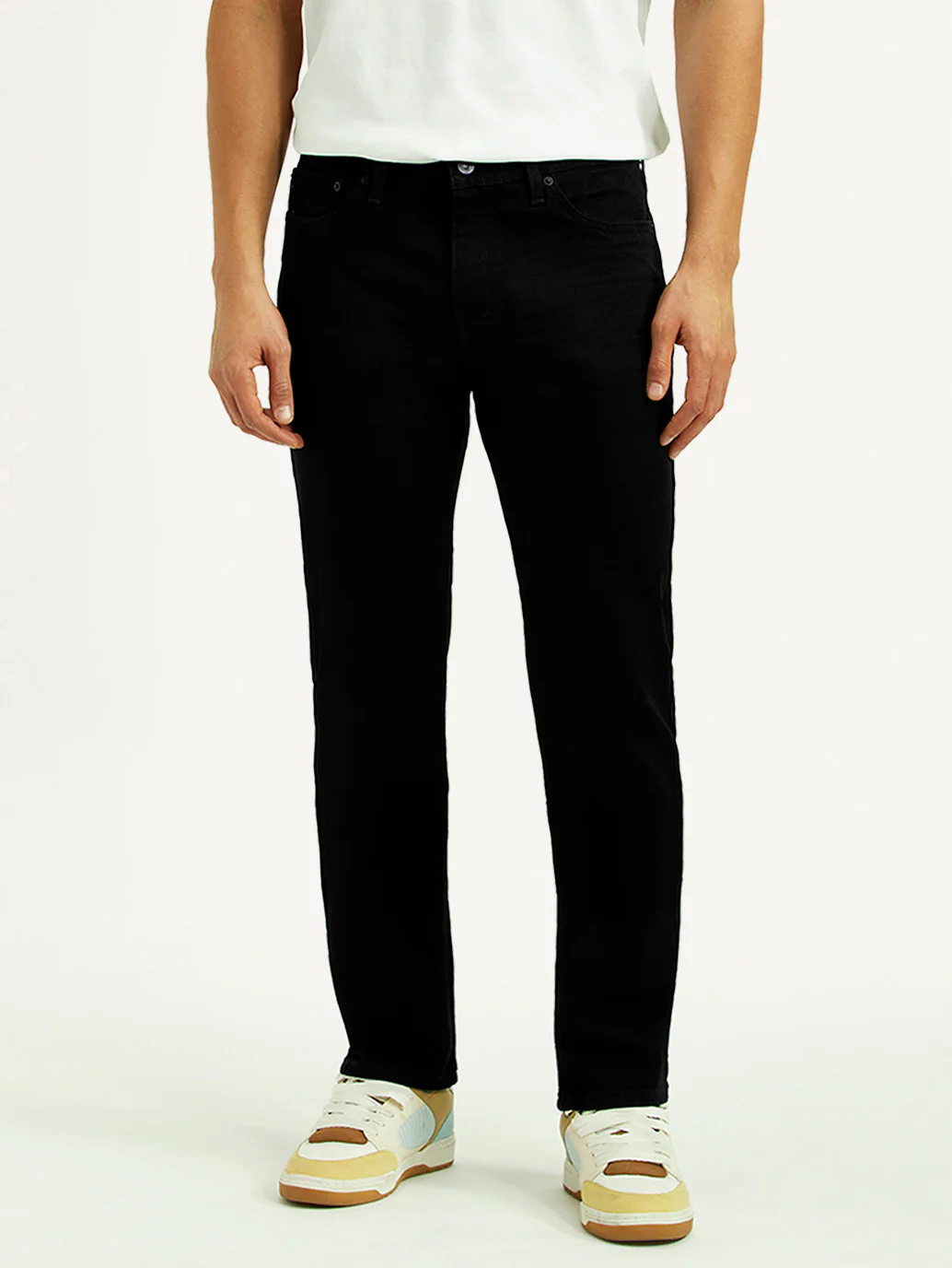 Men's 511 Black Slim Fit Mid Rise Kooltex Jeans - Image 2