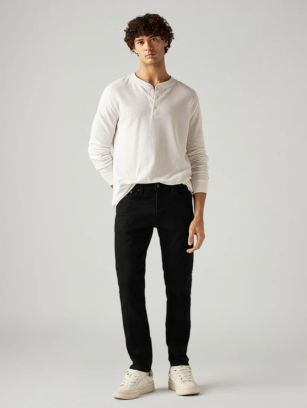 Men's 511 Black Slim Fit Mid Rise Jeans - Image 7