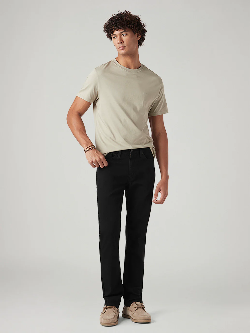 Men's 511 Black Slim Fit Mid Rise Jeans